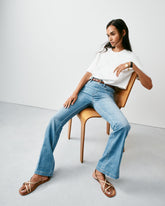 SPANXshapeâ„¢ Original EveryWear Flare Jeans | Stonewashed Blue